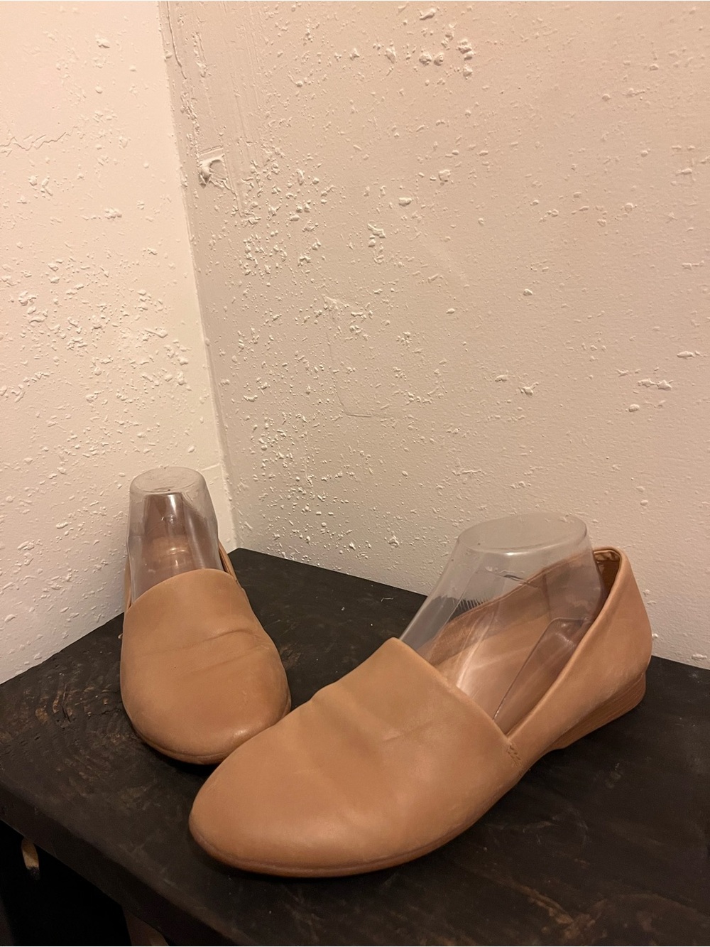 Dansko Taupe Leather Slip On Flats Women’s Size 38